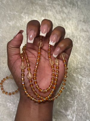 Sunrize Sunzet "Ode to Mari"  (Citrine Crystal Filled)