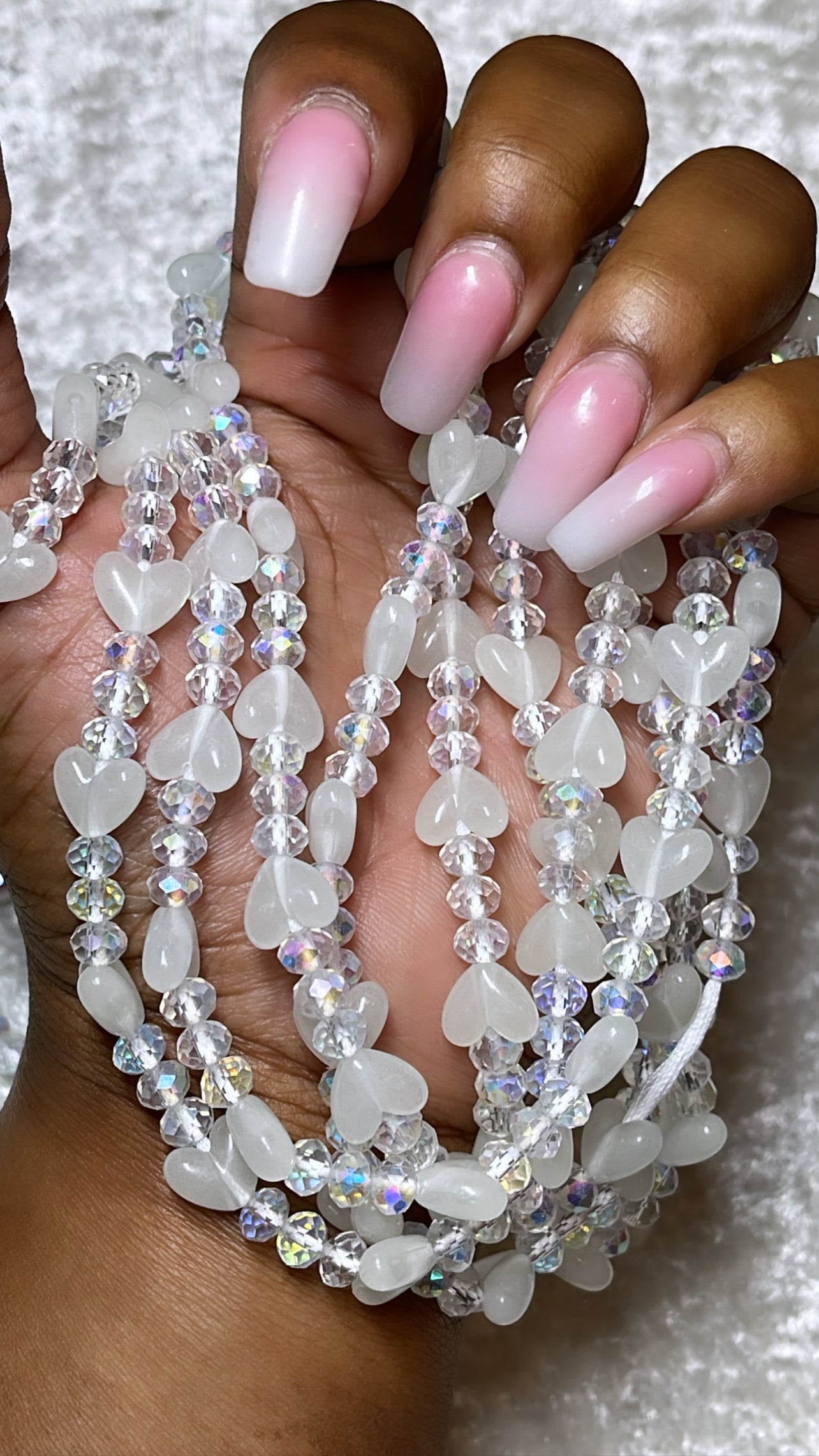 Ice Queen (Clear Quartz Filled) Glow in Dark