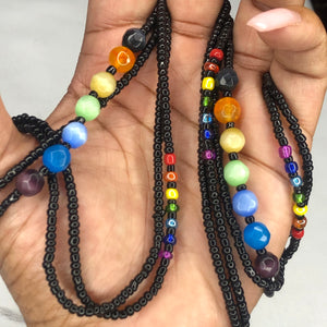 7 Chakras (Black)