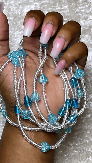Protect Your Heart & Let Go (Aquamarine Filled)