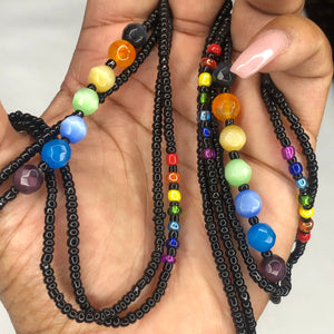 7 Chakras (Black)