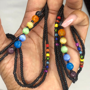 7 Chakras (Black)